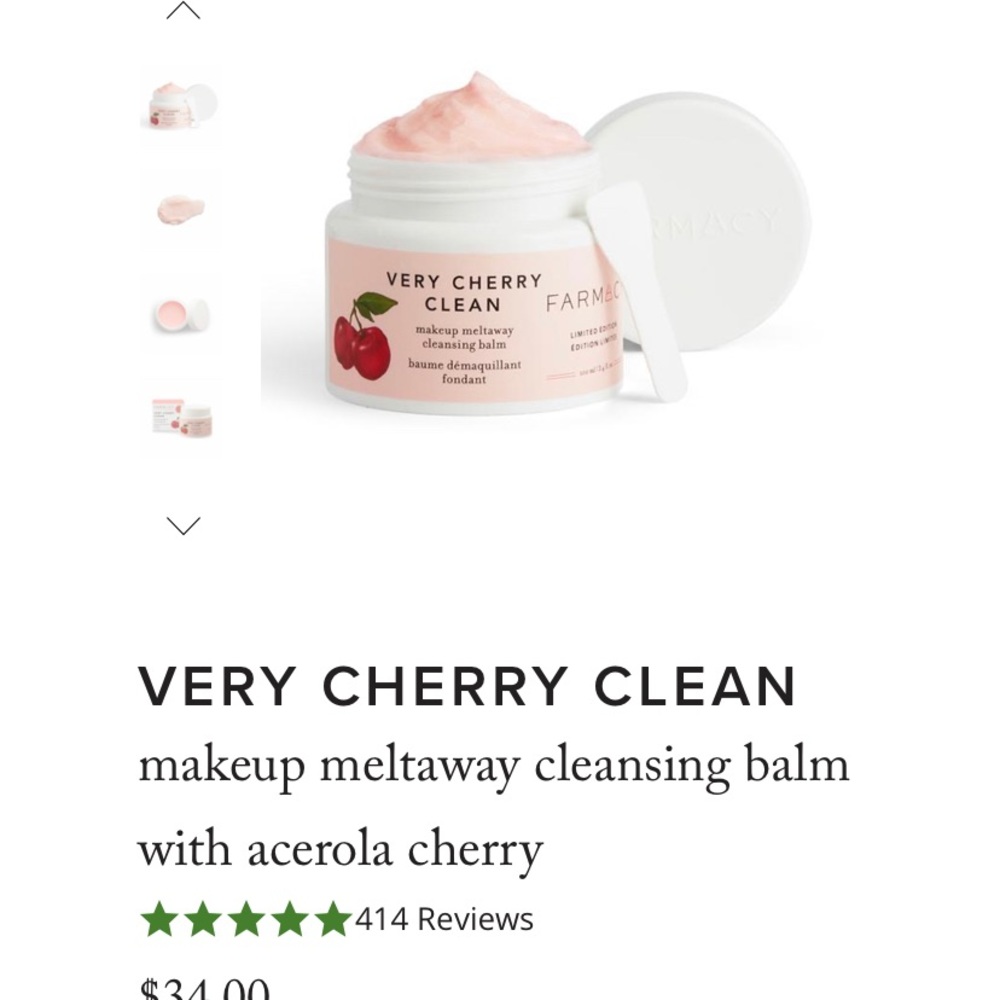 Farmacy very cheery clean cleansing balm